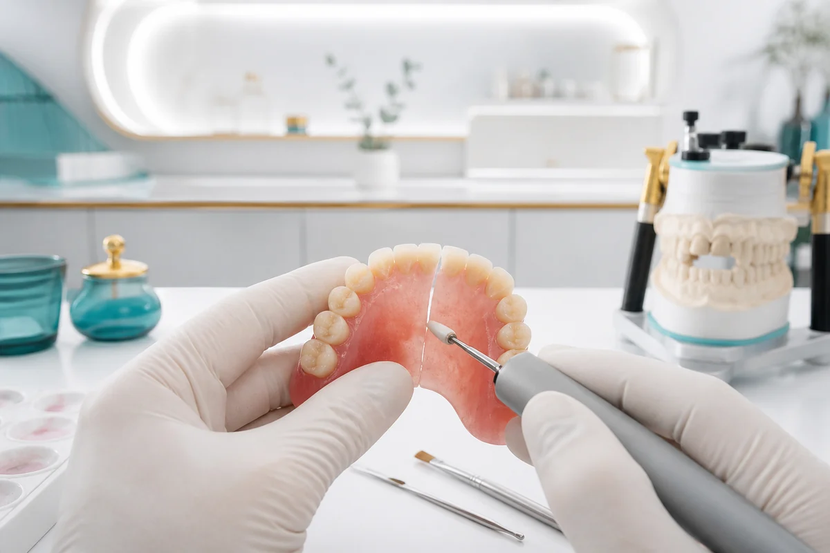 تعمیر و اصلاح پروتزهای متحرک