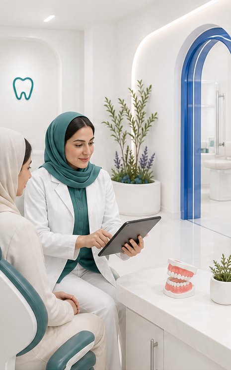مشاوره در کلینیک دندانپزشکی روما
